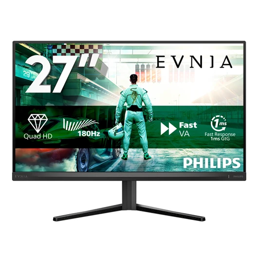 Ez a Fast VA monitor lehetővé teszi, hogy 180 Hz-es frekvencián, maximális pontossággal és sebességgel játsszon. Az éles HDR minőségű képeket és garantált Quad HD felbontást kínáló monitor nagyszerű, mindenre kiterjedő játékélményt nyújt.