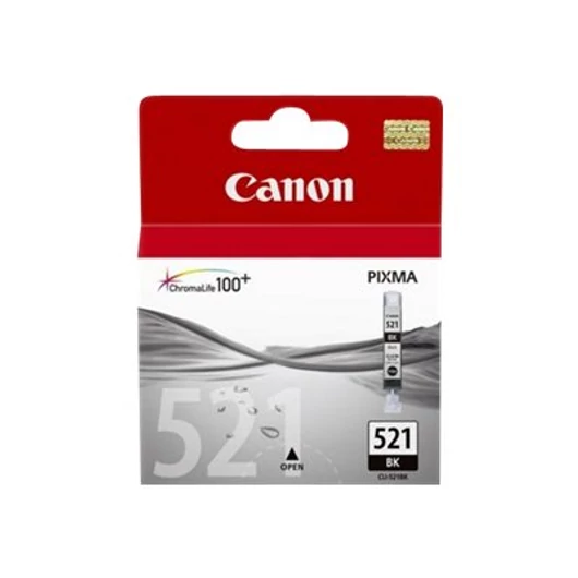 CANON CLI-521B ink cartridge black standard capacity 9ml 2.370 pages 1-pack