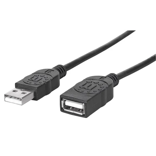Manhattan Kábel átalakító - USB 2.0 Aktív hosszabító kábel, 1m