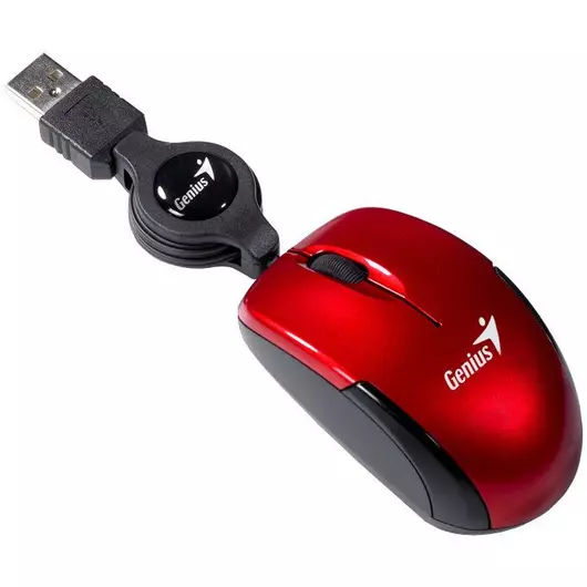 Genius Micro Traveler V2 egér piros USB (31010125107)
