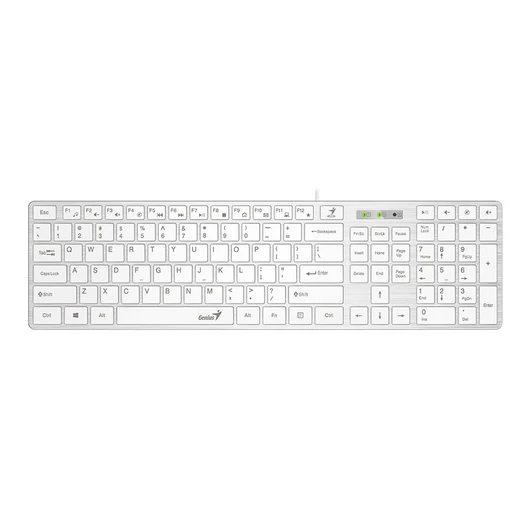 Genius SlimStar 126 billentyűzet fehér (31310017412)