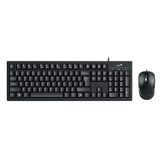 Genius Billentyűzet / Egér Kit - KM-100 SE (Vezetékes, USB, fekete)