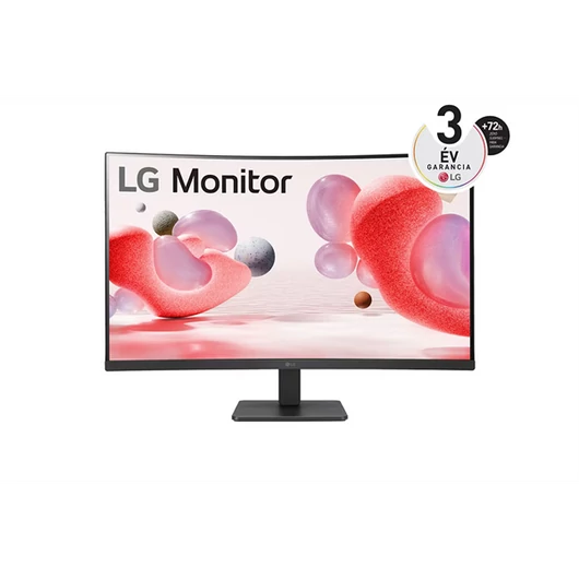 LG Ívelt VA monitor 31.5" 32MR50C-B, 1920x1080, 16:9, 250cd / m2, 5ms, 2xHDMI / VGA