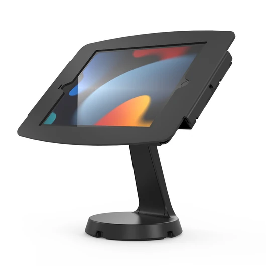 IPAD 10.2IN COUNTER STAND SPACE ENCLOSURE MAST STAND BLACK