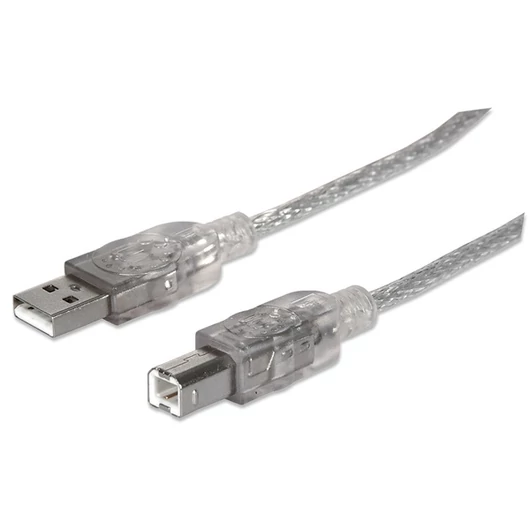 Manhattan Kábel - USB nyomtató kábel (USB2.0, 5m, Bézs)
