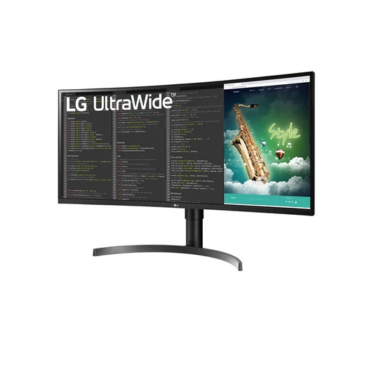LG VA monitor 35" 35WN750, 3440x1440, 21:9, 300cd / m2, 5ms, 2xHDMI / DisplayPort / USB-C / 2xUSB, hangszóró