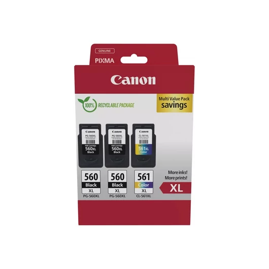 Canon PG-560XLx2 (2x14,3ml) + CL-561XL (1x12,2ml) Multipack Canon