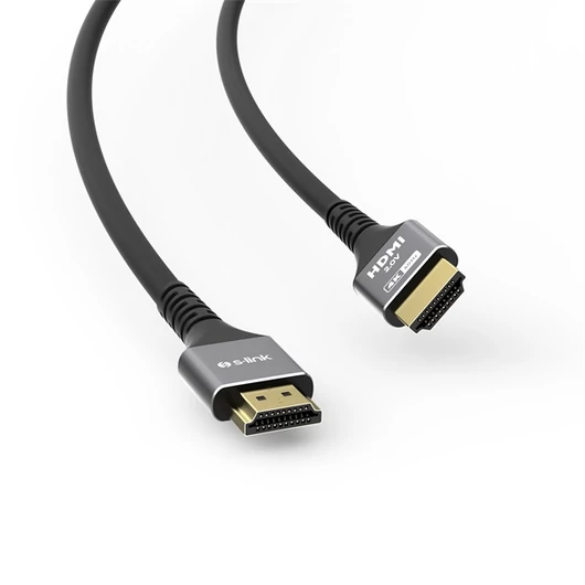 S-Link Kábel - SLX-HD4K015 (HDMI2.0 kábel, 4K / 60Hz, apa / apa, aranyozott, 1,5m)