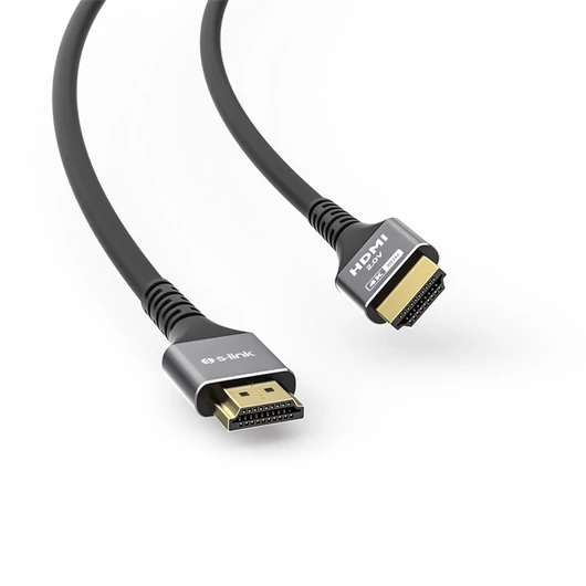 S-Link Kábel - SLX-HD4K10 (HDMI1.4 kábel, 4K / 30Hz, apa / apa, aranyozott, 10m)