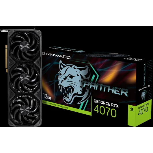 Gainward GeForce RTX 4070 Panther 12GB GDDR6X videokártya