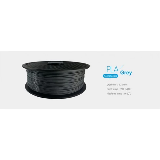 3D FILAMENT 1,75mm PLA Szürke /1kg-os tekercs/ Egyéb