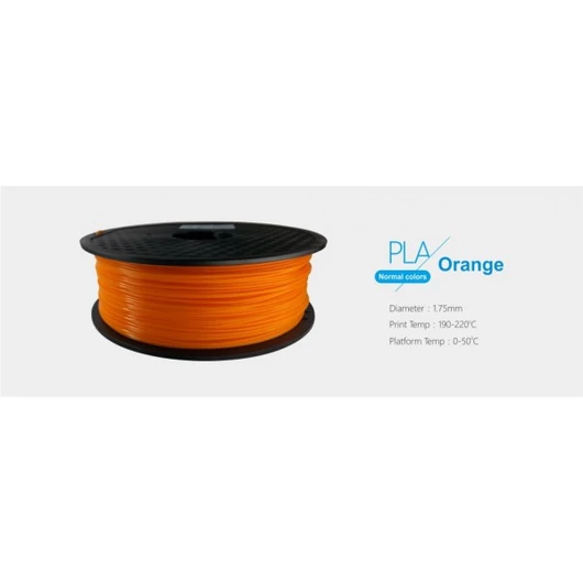 3D FILAMENT 1,75mm PLA Narancssárga /1kg-os tekercs/ Egyéb
