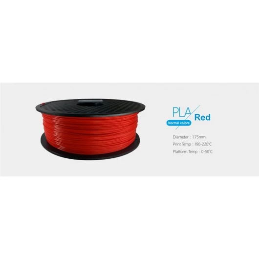 3D FILAMENT 1,75mm PLA Piros /1kg-os tekercs/ Egyéb