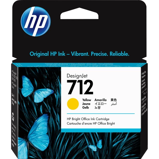 HP 3ED69A Patron Yellow 29ml No.712 (Eredeti) HP