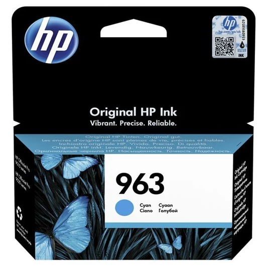 HP 3JA23AE Tintapatron Cyan 700 oldal kapacitás No.963 HP