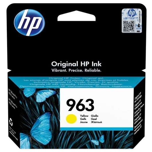 HP 3JA25AE Tintapatron Yellow 700 oldal kapacitás No.963 HP