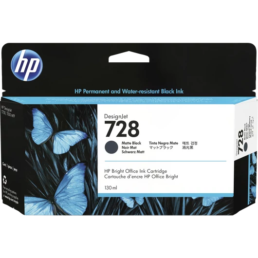 HP 3WX25A Tintapatron 130 ml kapacitás No.728 HP