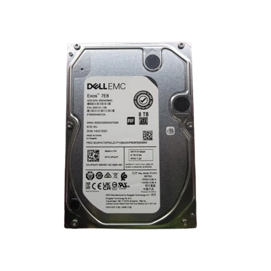 DELL 8TB 7.2K SATA 512E 3.5IN CABLED HDD T1