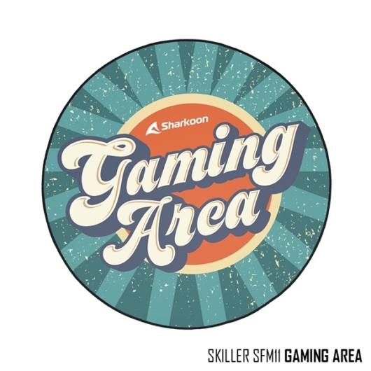 Sharkoon Szőnyeg - SFM11 Gaming Area (Átmérő: 120 cm, minden üléssel kompatibilis)