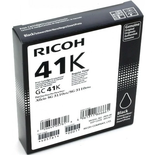 Ricoh SG3110 gél Black (Eredeti)  GC41 Ricoh