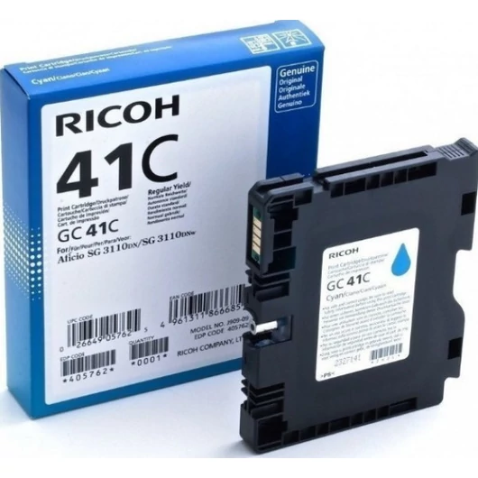 Ricoh SG3110 gél Cyan 405762 GC41CHY Ricoh