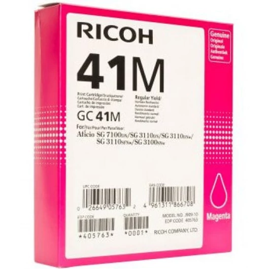 Ricoh SG3110 gél Magenta 405763/GC41MHY Ricoh