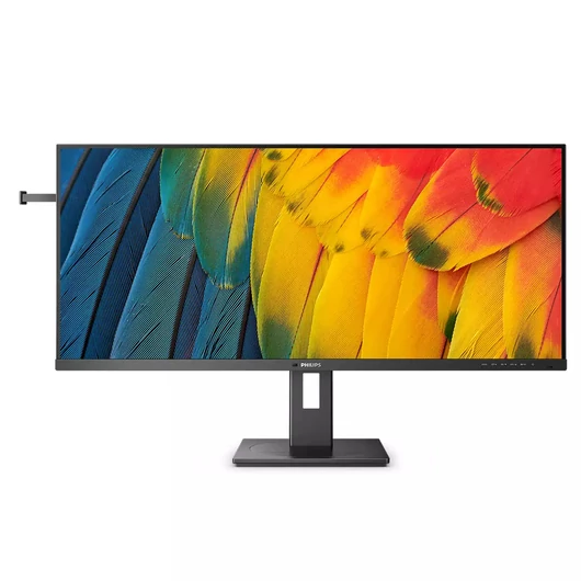 Ez a többcélú Philips USB-C-s monitor rendetlenség nélkül telepíthető bárhol. Egyetlen kábel használatával nagy felbontású videókat tekintet meg egyenletes képminőségben, adatokat továbbíthat, és feltöltheti a laptopját. A fejhallgatótartó új szintre emel