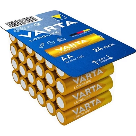 Varta LongLife AA (R6) alkáli elem 24db BigBox