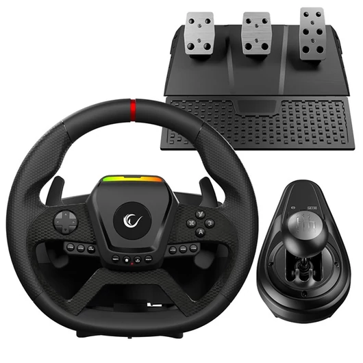 Rampage Gamer kormány - PACE V987  (PC, Force Feedback, 3 pedál + váltókar)