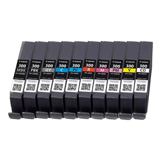 CANON PFI-300 MBK/PBK/C/M/Y/PC/PM/R/GY/CO Multi Pack