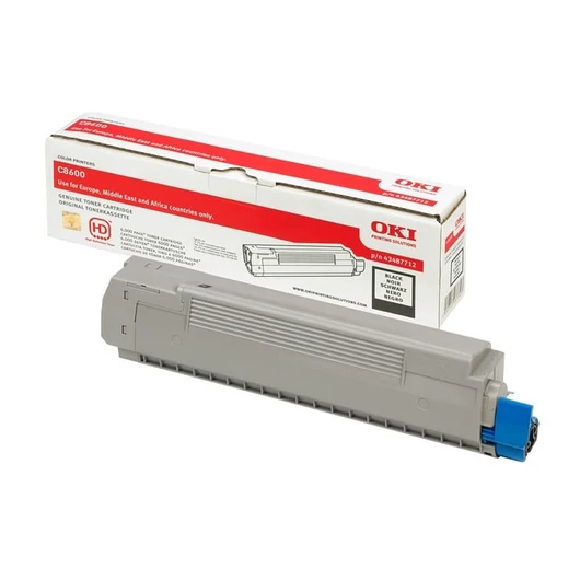 Oki C8600 Toner Black 6000 oldalra Oki