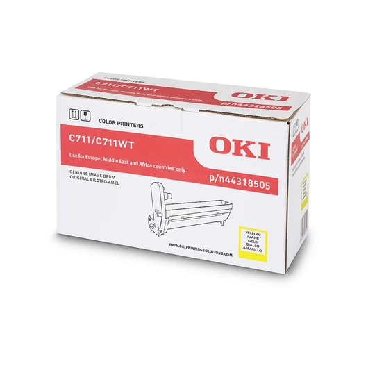 OKi C711 dobegység Sárga 20000 oldalra Oki