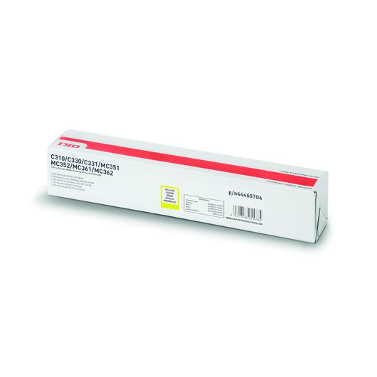 Oki C310/330/510/530/MC351 Toner Sárga 2000 oldalra Oki