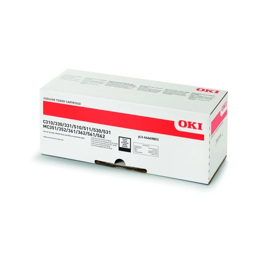Oki C310/330/510/530/MC351 Toner Black 3500 oldalra Oki