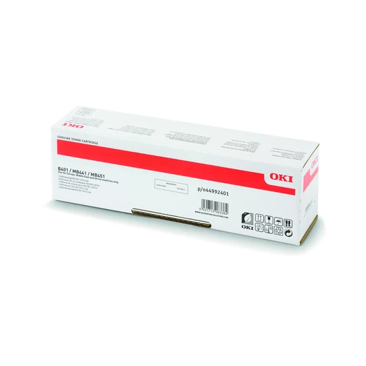 Oki B401/MB441/MB451 Toner 1500 oldalra Oki
