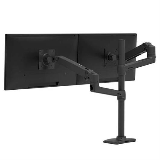LX DUAL STACKING ARM TALL POLE MATTE BLACK
