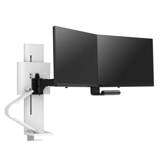 TRACE DUAL MONITOR MOUNT SLIM PROFILE CLAMP SNW