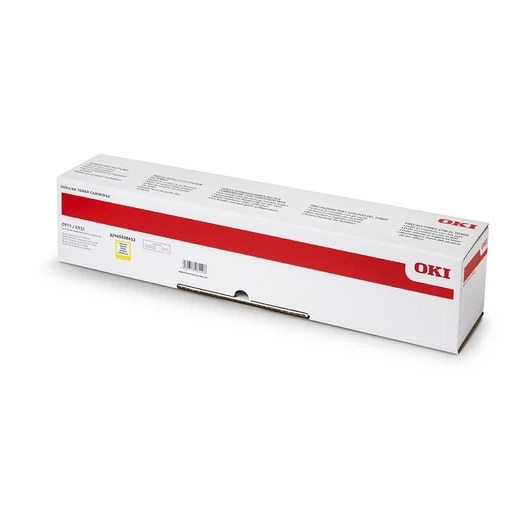 Oki C911/C931 Toner Sárga 24000 oldalra Oki