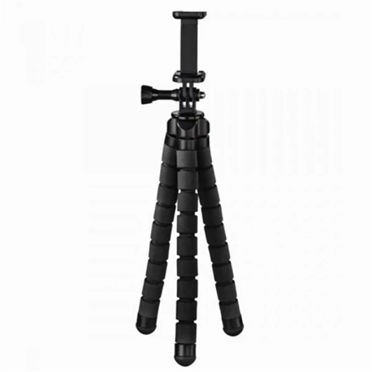 Hama 4613 FLEX GoPro / Smartphone telefon tripod tartó állvány fekete