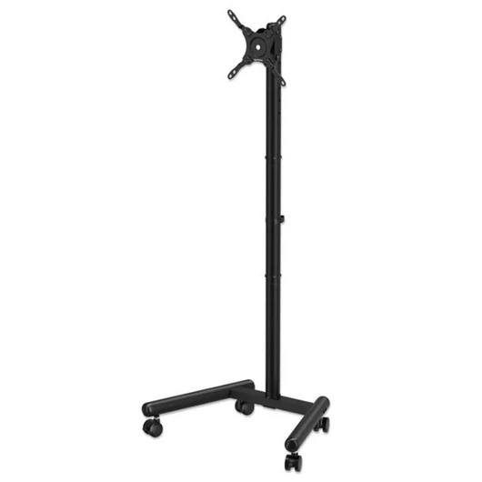 Manhattan gurulós TV állvány -  1db monitor, TV részére, dönthető (max. VESA : 200 x 200)(13" - 50"-ig)