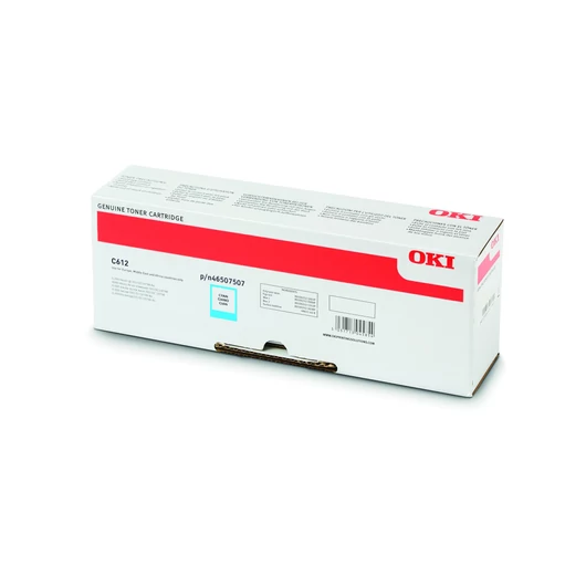 Oki C612 Toner Cián 6000 oldalra Oki