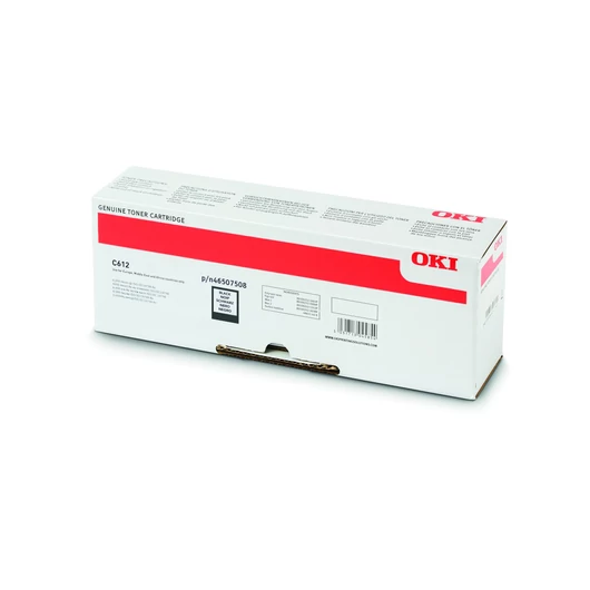 Oki C612 Toner Black 8000 oldalra Oki