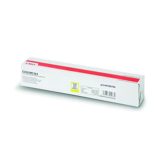 Oki C332/MC363 High Toner Sárga 3000 oldalra Oki