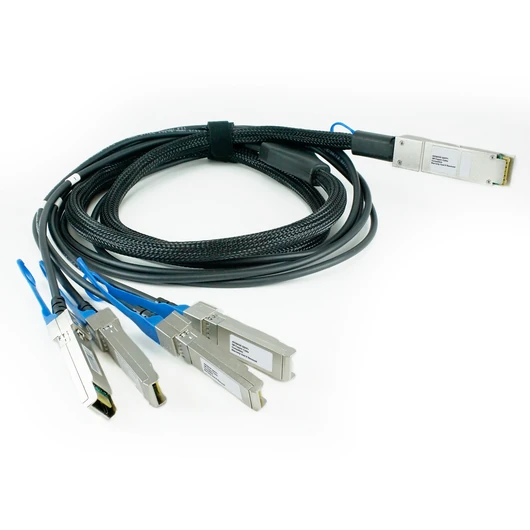 MPO-4XLC FIBER BREAKOUT CABLE OM4 15 METER DELL COMPATIBLE