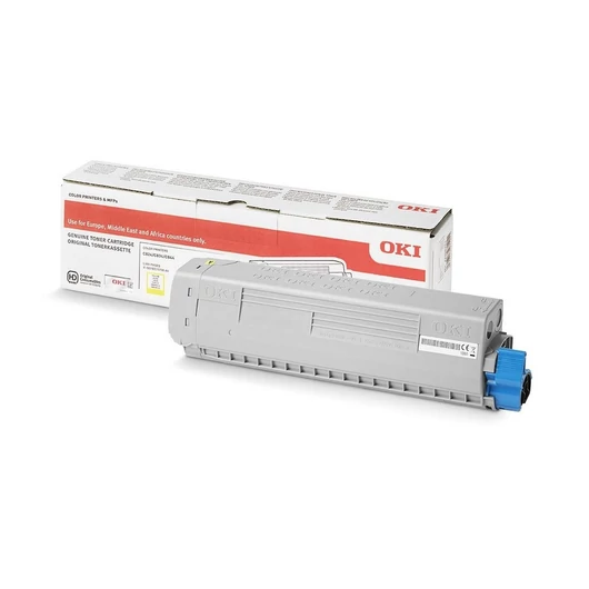 Oki C824/C834/C844 Toner Sárga 5000 oldalra Oki