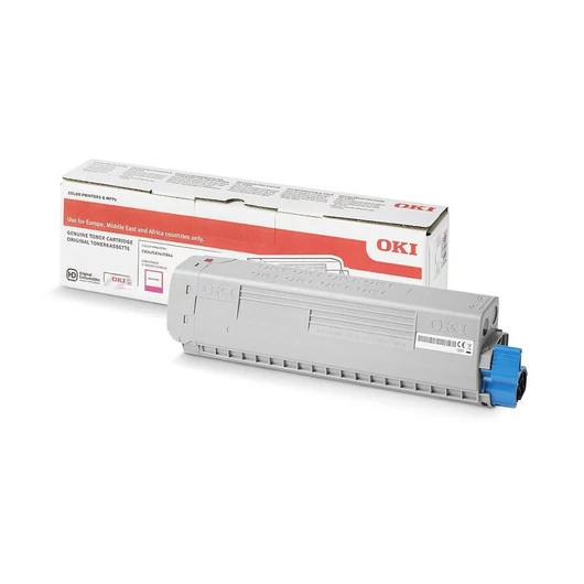 Oki C824/C834/C844 Toner Magenta 5000 oldalra Oki