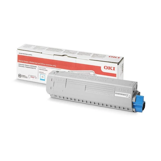 Oki C824/C834/C844 Toner Cián 5000 oldalra Oki