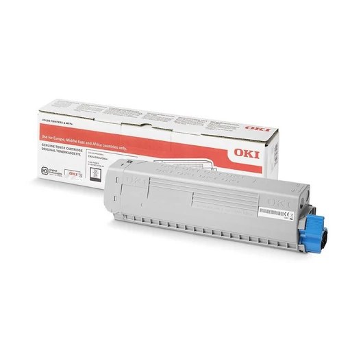 Oki C824/C834/C844 Toner Black 5000 oldalra Oki