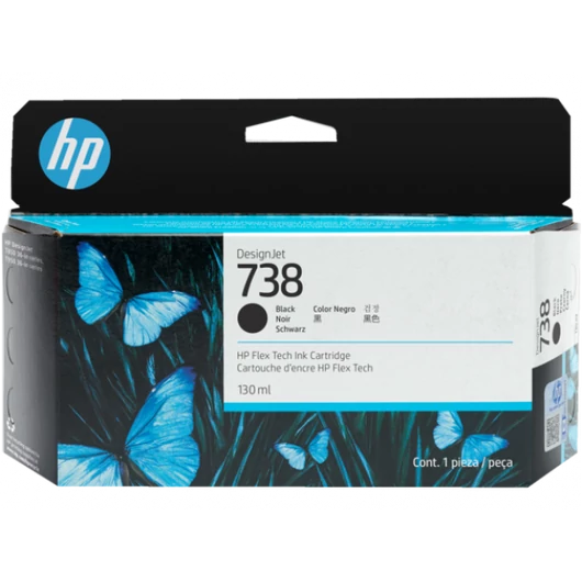 HP 498N4A Patron Black 130ml No.738 HP