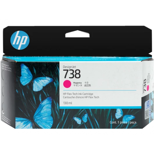 HP 498N6A Patron Magenta 130ml No.738 HP